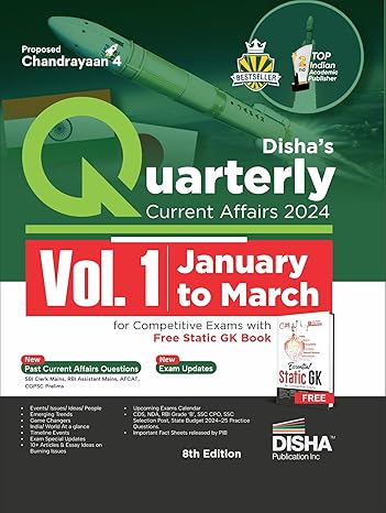 Disha's Quarterly Current Affairs 2024 Vol. 1